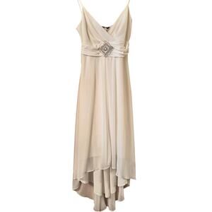 Vintage VTG Mariposa Formal dress Goddess Fairy Beach wedding S/P